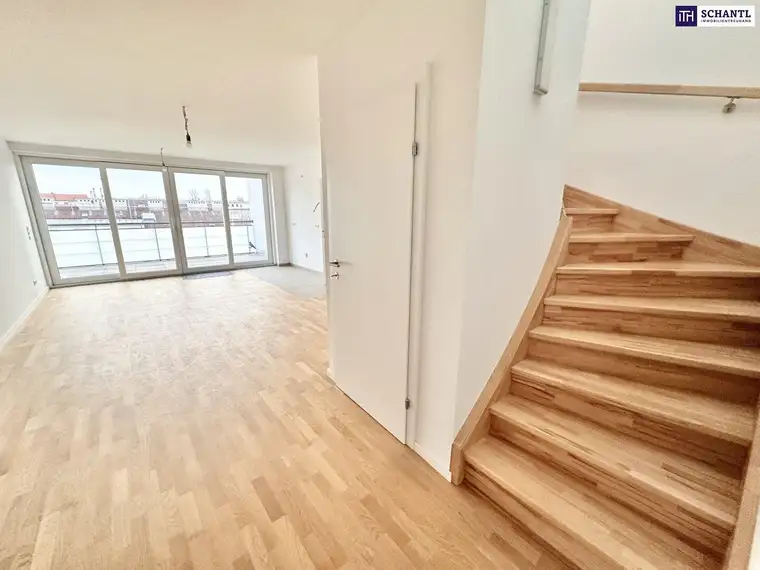 ERSTBEZUG! Dachgeschoss-Highlight beim AKH ++ Luxus Maisonette mit spektakulärer Aussicht ++ 2 Freiflächen ++ Edle Ausstattung ++ Klimaanlage ++ Fußbodenheizung