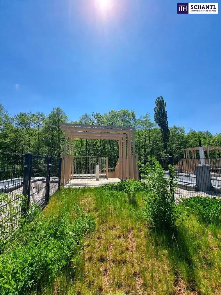 Jetzt Sonderaktion nutzen! STOP - Schauen Sie sich das an! Geniale Neubauwohnung mit WOW-Effekt! Riesiger Balkon und Terrasse + Privater Dachgarten + Grün wohin das Auge reicht + Luftwärmepumpe!