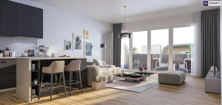 Ein riesengroßes Penthouse mit einer SO-Terrasse und einem W-Balkon in einer ruhigen Sackstraße in 8041 Graz!