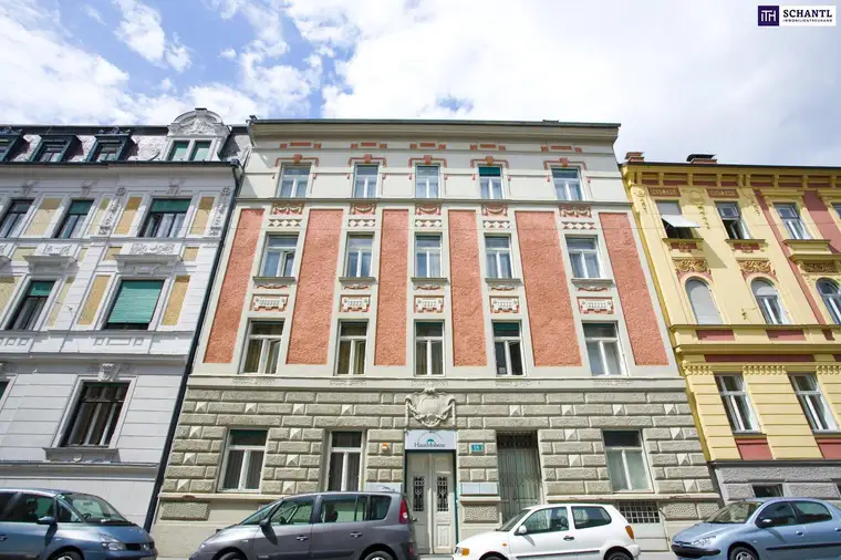 Einzigartige Gelegenheit - Urbanes Refugium im Herzen von Graz - Ideal für Airbnb, Booking.com &amp; Hotelbetrieb | 15 Zimmer | Frühstücksraum | Grüner Innenhof | Tiefgarage