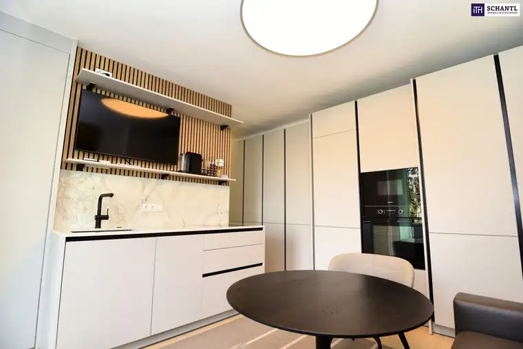 LKH-MITARBEITER*INNEN AUFGEPASST! VOLL-EINGERICHTET DIREKT NEBEN DEM LKH! Komplett-sanierte, voll eingerichtete Mietwohnung mit hochwertigen Geräten und Designer-Möbel I Luxuriöses Interieur von SPÄTAUF Möbel, Design &amp; Handwerk! I