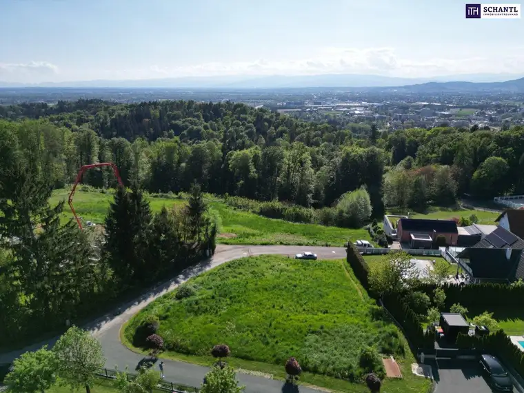 Einzigartiger Panoramablick - Exklusives Grundstück in Raaba + GLASFASERANSCHLUSS