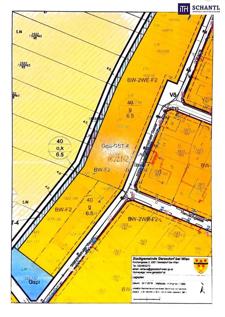 Idyllisches Baugrundstück in Gerasdorf - Föhrenhain: 853 m² für Ihr Traum-Eigenheim! + Aufschließungskosten wurden bereits bezahlt!!!!