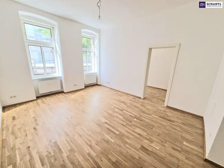 Stil, Charme &amp; Komfort – 2-Zimmer-Glück mit moderner Einbauküche + bester Infrastruktur +Traumhaftes Altbauhaus + Überzeugen Sie sich selbst!