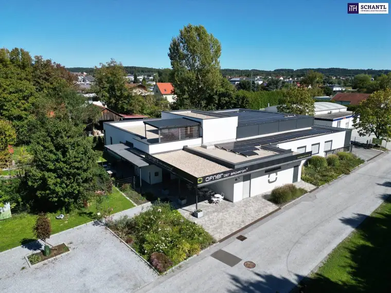 GEWERBE-JUWEL! Ihr Erfolgsstandort mit Strahlkraft – Ein vielseitiges Geschäftsobjekt in Gleisdorf mit genügend PKW-Abstellplätze PLUS Lagerhalle!!! 3D-RUNDGANG LINK!