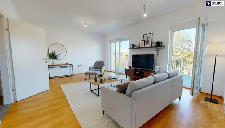 Provisionsfrei! Wohnen mit Weitblick – Stilvolle 3-Zimmer-Eigentumswohnung mit XL-Balkon in traumhafter Lage von Voitsberg