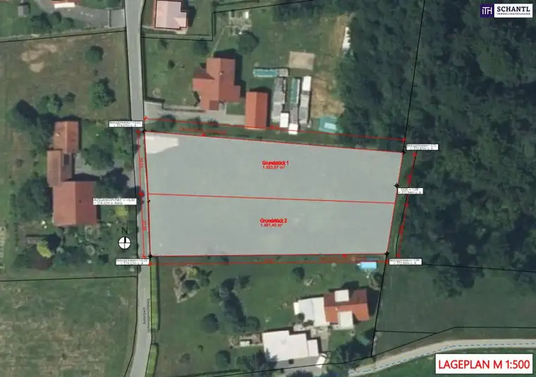Attraktives Baugrundstück am Sonnenhang – 1.481,45 m²