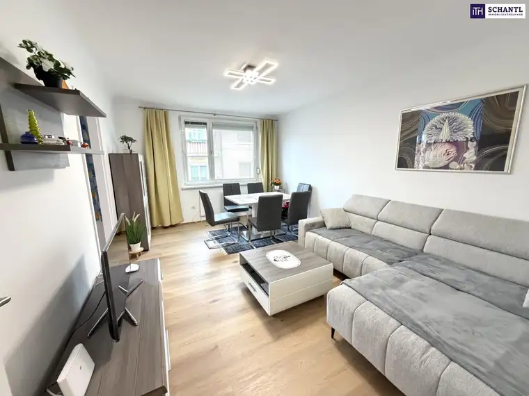 VOLL MÖBLIERTE 3-Zimmer-Wohnung mit Stil, viel Ruhe &amp; sofort bezugsbereit!