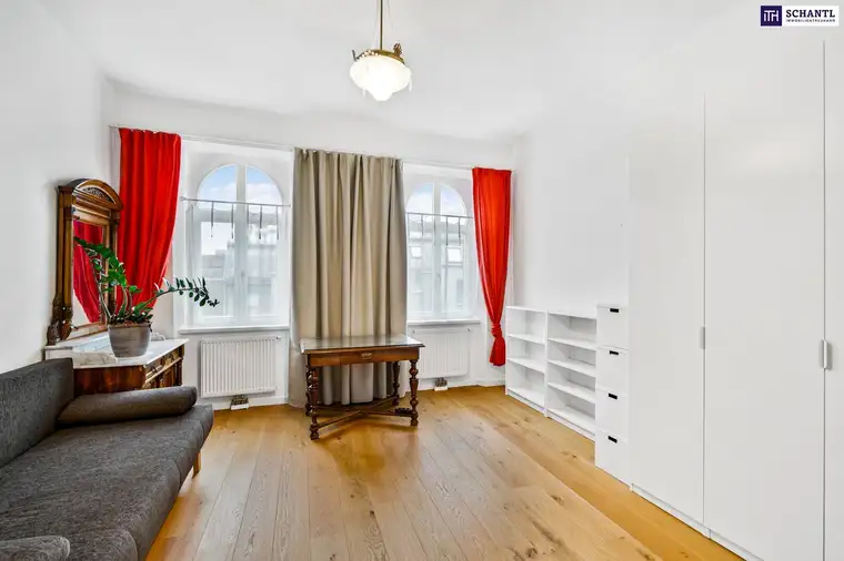 Exklusive 4-Zimmer-Altbauwohnung mit hofseitigem Balkon nahe U3 &amp; Schönbrunn