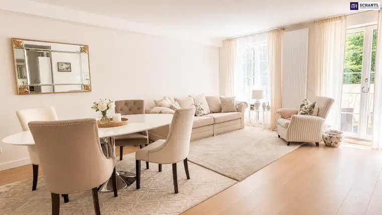 Gartenwohnung in Bestlage Gersthof – 2 Balkone, Eigengarten und optional 2 Garagenplätze