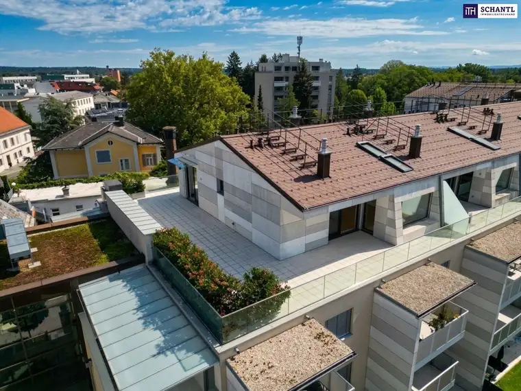 Über den Dächern von Leibnitz - Exklusives Penthouse auf zwei Ebenen mit gigantischer Panoramaterrasse und direktem Blick auf Schloss Seggau!