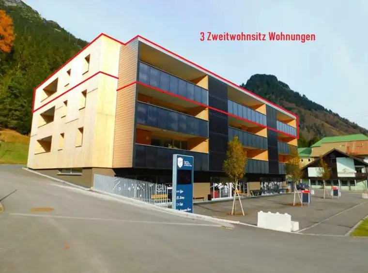 Luxuriöse 3 Zimmer Ferienwohnung mit Zweitwohnsitzwidmung in Wald am Arlberg! 3.OG Top 4