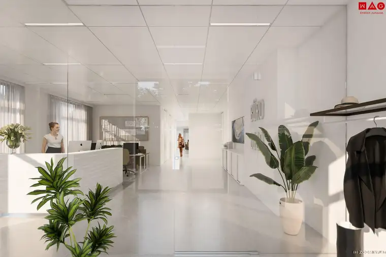 247,80 m² Büro-/Ordinations- u. Geschäftsflächen auf einer Ebene mit flexiblen Ausbaumöglichkeiten direkt an der Salzburger Straße