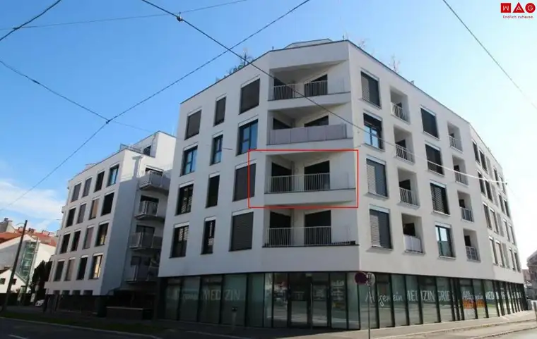 Moderne 2-Raum-Wohnung mit Loggia in zentraler Lage!