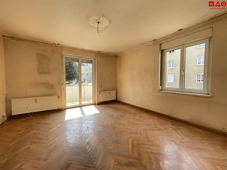 Charmante Wohnung mit Entwicklungspotenzial – ruhig gelegen in Linz-Urfahr