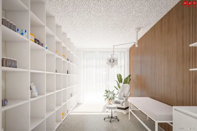191,49 m² Büro-/Ordinations- u. Geschäftsflächen auf einer Ebene mit flexiblen Ausbaumöglichkeiten direkt an der Salzburger Straße