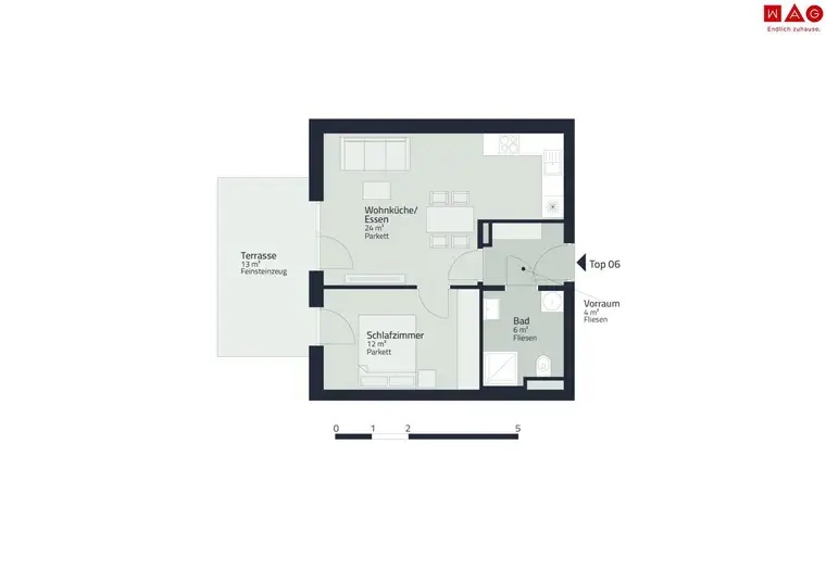 Gartenwohnung – Neubau!