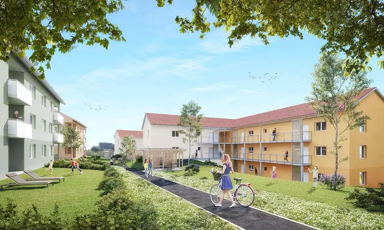 PROVISIONSFREI - ERSTBEZUG - Wunderschöne 4-Zimmer-Wohnung in ruhiger Lage mit Balkon - geförderte Miete - 4 Zimmer 