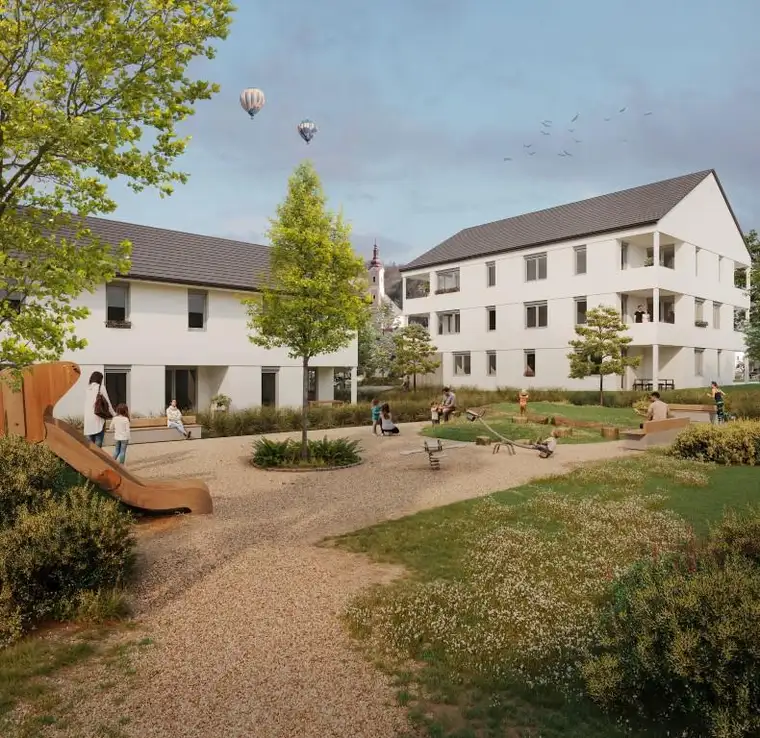 PROVISIONSFREI - Erstbezug! - Sonnige 4-Zimmer-Maisonette mit Terrasse und Gartenfläche - geförderte Miete - 4 Zimmer 