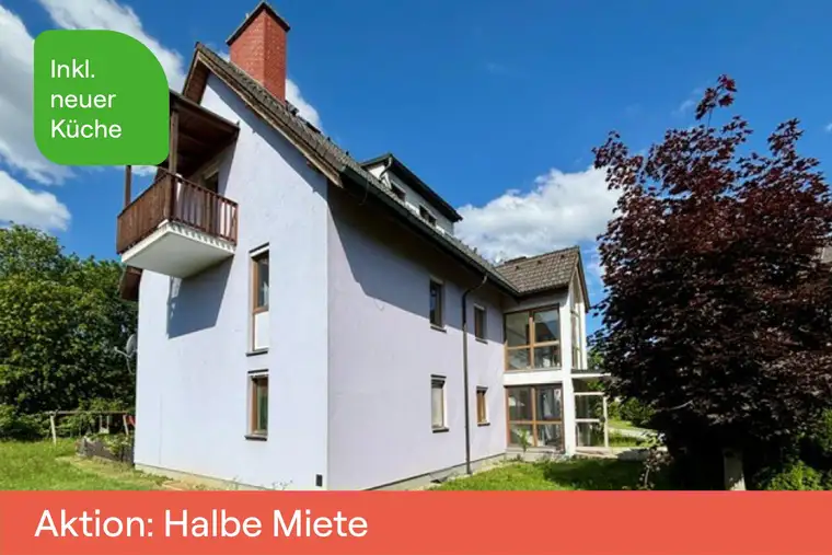 AKTION &amp; NEUE KÜCHE - Sehr schöne 2-Zimmer-Wohnung mit Balkon in ruhiger Lage - geförderte Miete ODER geförderte Miete mit Kaufoption - 2 Zimmer 