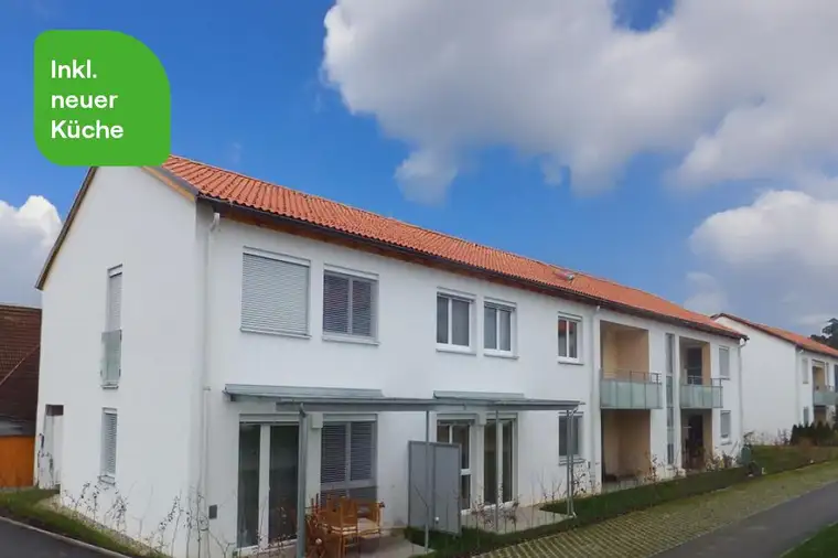 NEUE KÜCHE - 3-Zimmer-Wohnung mit Balkon, Einbauküche inkl. E-Geräte und Tiefgaragenplatz - geförderte Miete ODER geförderte Miete mit Kaufoption - 3 Zimmer 