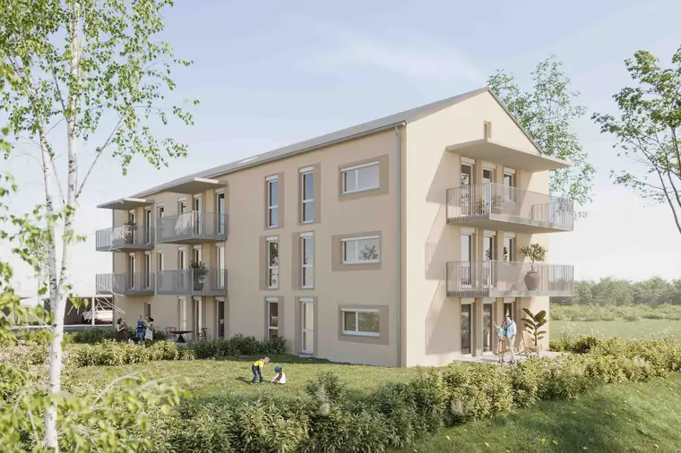 PROVISIONSFREI - Erstbezug - Lichtdurchflutete 4-Zimmer-Wohnung mit Balkon - geförderte Miete - 4 Zimmer 