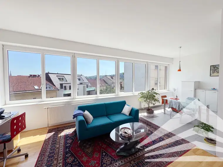 Teilmöblierte, helle und ruhig gelegene 3-Zimmer Wohnung am Fuße des Aubergs!