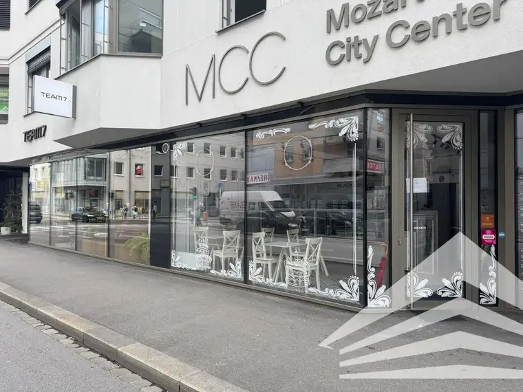 MOZARTSTRASSE - 64 m² Geschäfslokal mit großer Schaufensterfront in bester Innenstadtlage