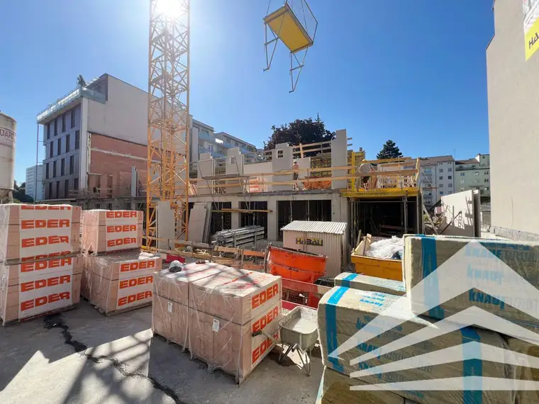 Rascher Baufortschritt! "PILLmein" - 2 Raumwohnung mit 9 m² Balkon (Top 1.12)