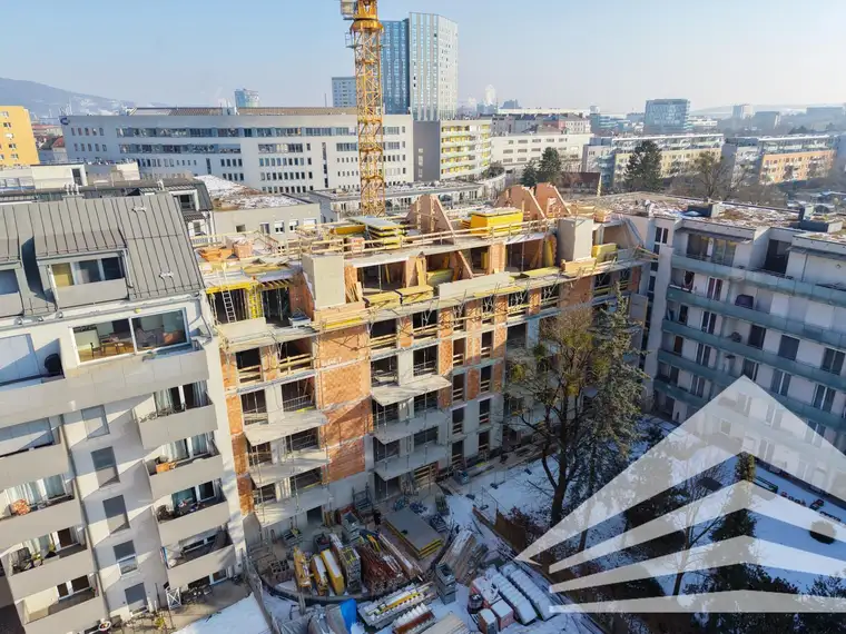 Rascher Baufortschritt! "PILLmein" - 2 Raumwohnung mit 10 m² Loggia (Top 2.10)