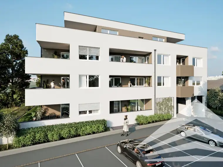 **Gartenstraße Perg** 3-Zimmer Neubauwohnung mit Balkon in Bestlage - TOP 3