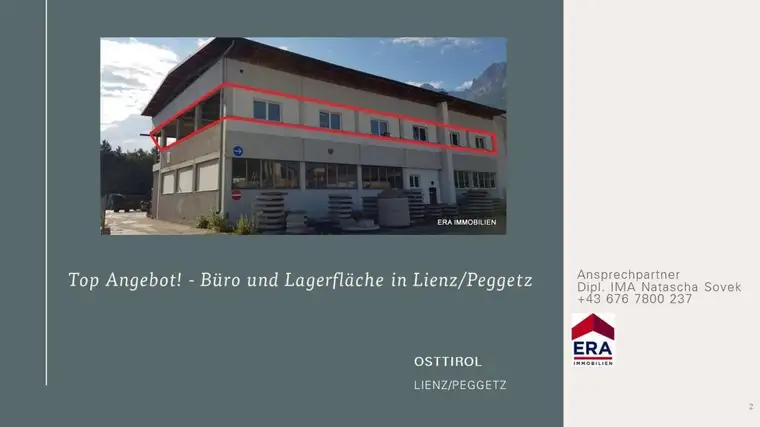 Top Angebot! - Büro und Lagerfläche in Lienz/Peggetz