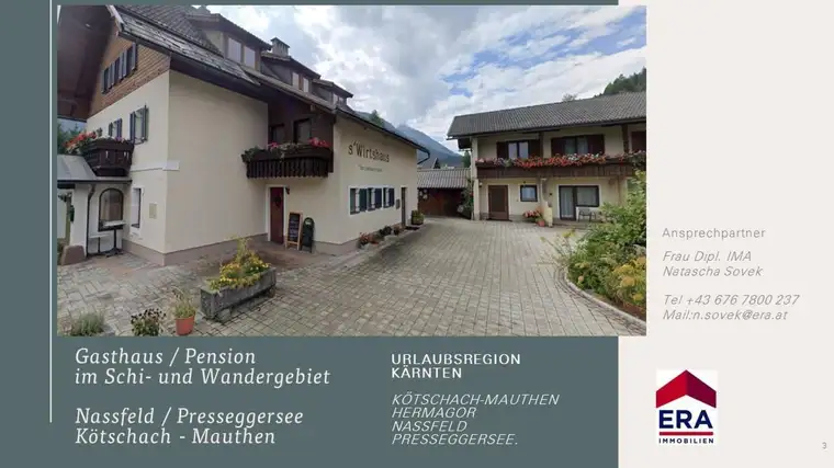 Gasthaus / Pension im Schi- und Wanderregion Nassfeld Hermagor