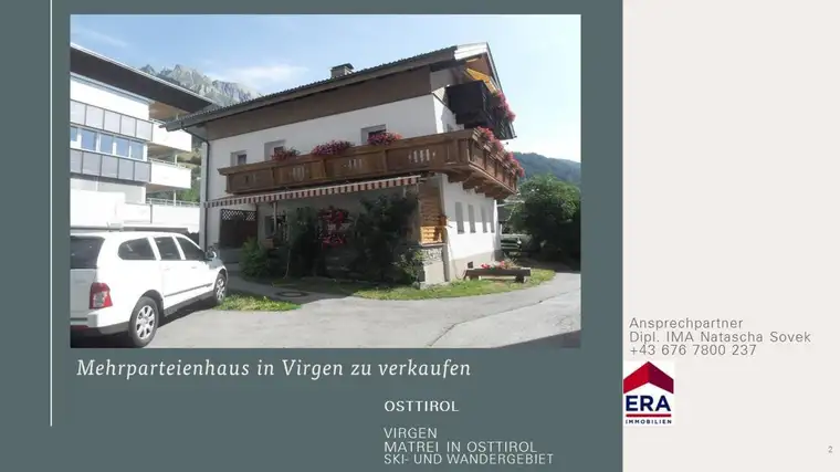 Wohnhaus mit 3 Wohnungen im Sonnendorf Virgen