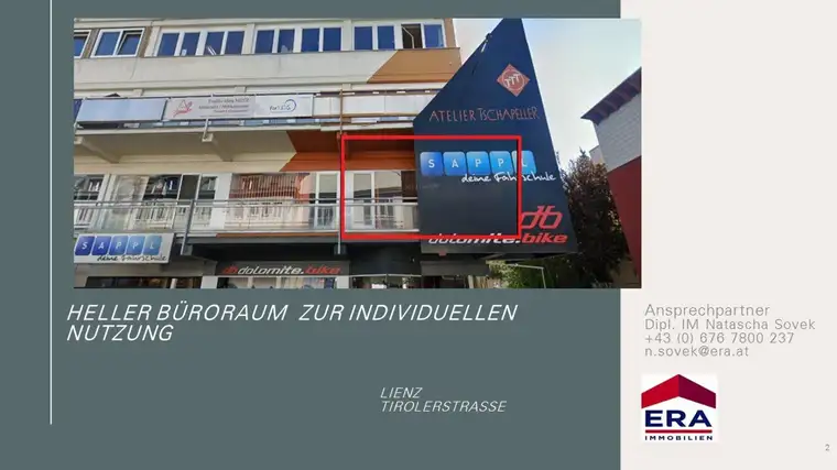Heller barrierefreier Büroraum für individuelle Nutzung zu vermieten