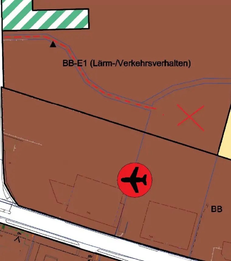 [05390] Betriebsgrundstück nahe hoch frequentierter Straße zu mieten.