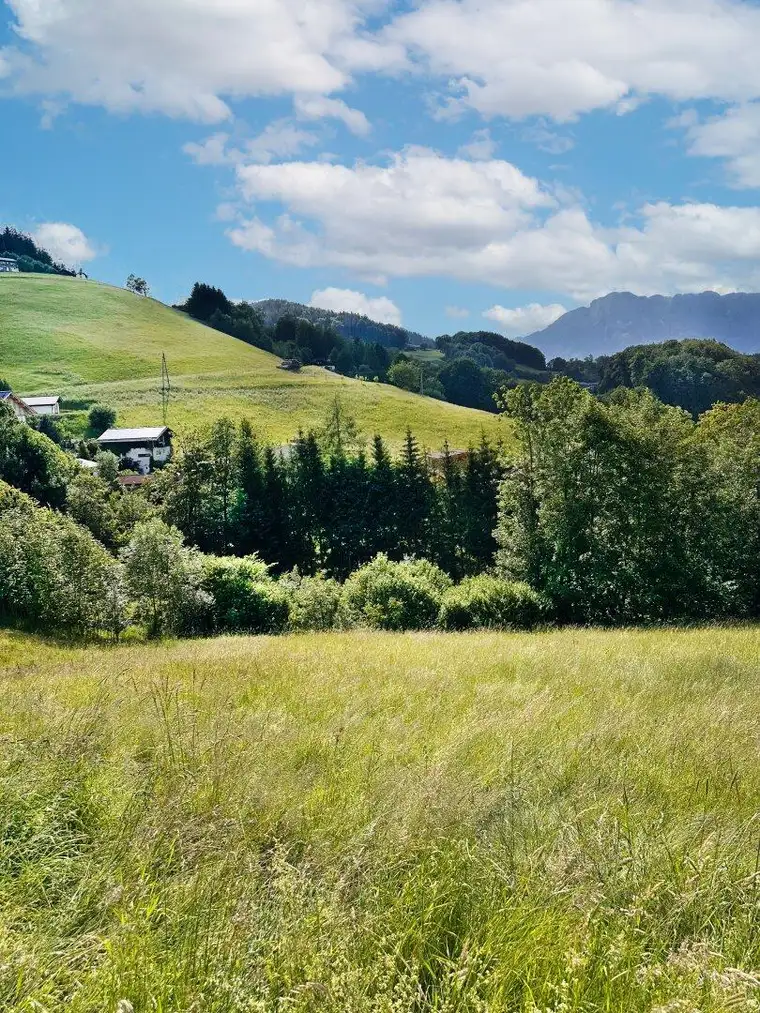 Ihre Gelegenheit: Baugrundstück mit Panoramablick in Hallein-Bad Dürrnberg zu verkaufen