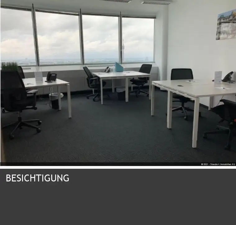 Projektbüro, Büroturm bei U6, 24.OG, möbliert, Sofortbezug
