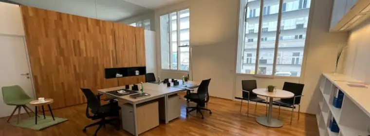 Bezugsfertiges repräsentatives Büro für 6-8 Arbeitsplätze, möbliert, Parkgarage