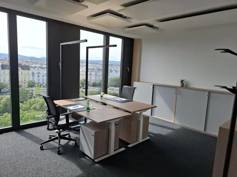 Büro mieten 1020 Wien, nahe der City, 1 bis 3 Räume, voll ausgestattet, bezugsfertig, U-Bahn-Anschluss