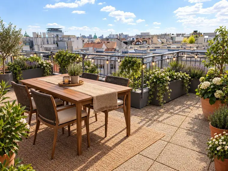 Dachgeschosswohnung, Terrasse, toller Ausblick, Jugendstilhaus nahe Neubaugasse / Mariahilfer Straße (U3)
