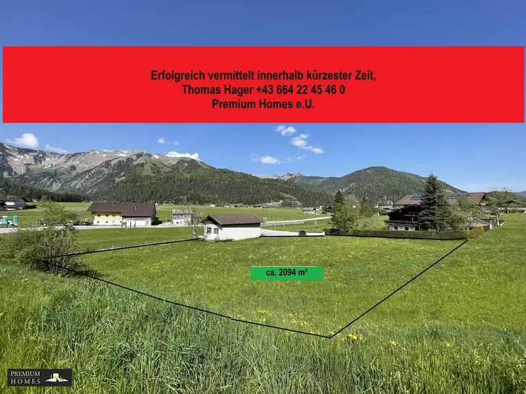 ACHENKIRCH - ca. 2094 m² Baugrundstück - Entfernung zum See ca. 300 m