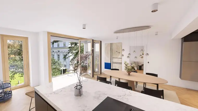 Großzügige Signature Wohnung mit Blick auf das Palais Schönburg | Stiege 2 Top 08