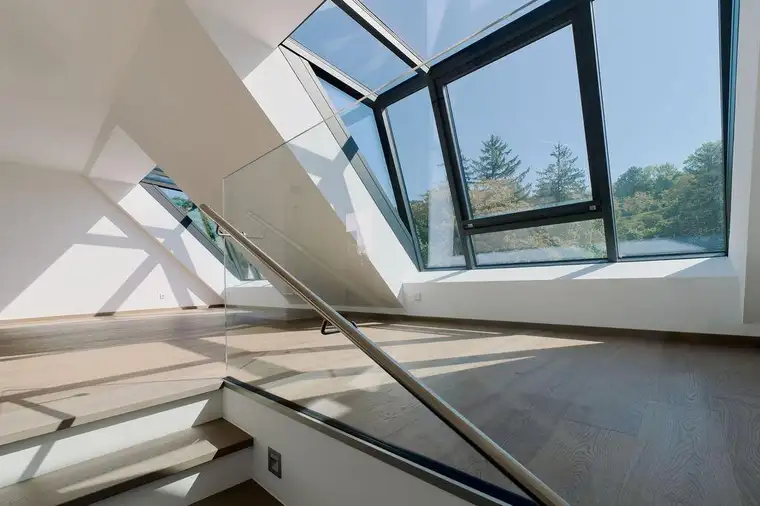 Genießen Sie den Sonnenuntergang von Ihrer begrünten Dachterrasse