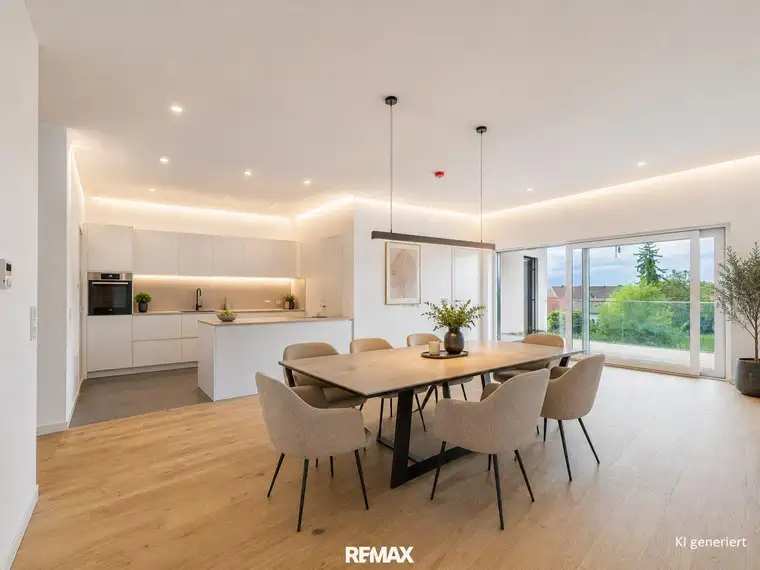 Zentrumsnähe, Ruhe, Blick ins Grüne - modernes Apartment zum Verlieben