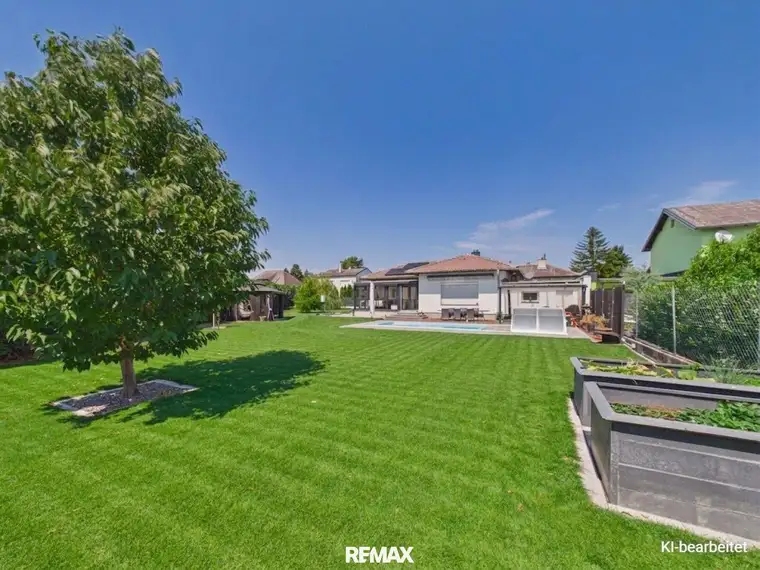 Moderner Bungalow mit Pool, Garage und Traumgarten – Nähe Bratislava, Wien
