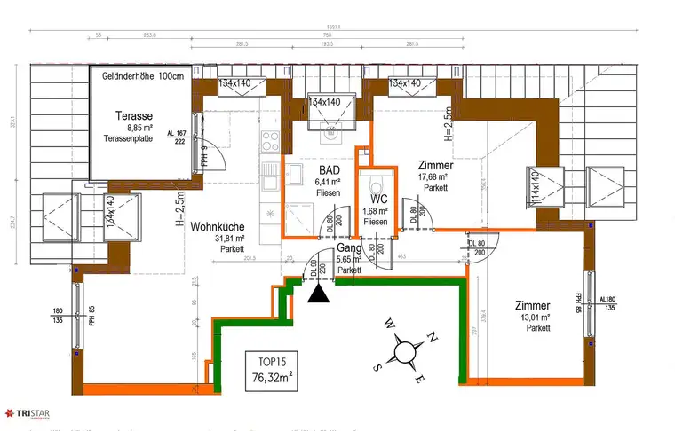 NEU! ++ ERSTBEZUG ++16 MODERNE NEUBAUWOHNUNGEN ++KLINIKUM DONAUSTADT / CAMPUS DONAUSTADT ++ NÄHE U2 ASPERNSTRASSE ++ 10 TIEFGARAGENPLÄTZEN ++ 1220 WIEN