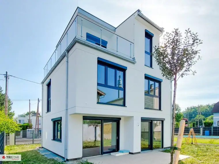 Moderne Eleganz: Erstbezugs-Einfamilienhaus mit Garten in 1220 Wien!