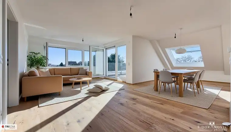 NEU! ++ ERSTBEZUG ++ 3-ZIMMER-DACHGESCHOSSWOHNUNG ++ CA. 85 M² WOHNFLÄCHE + TERRASSE CA. 11 M² ++ TIEFGARAGENPLÄTZE ++ U2 (ASPERNSTRASSE) ++ 1220 WIEN ++