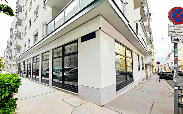 Eck-Geschäftslokal/Büro mit Garage/Lager Nähe Hauptbahnhof Wien